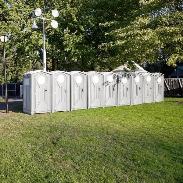 the number of special event porta potties needed depends on the size and type of event, but our crew can help determine the appropriate number based on attendance and period